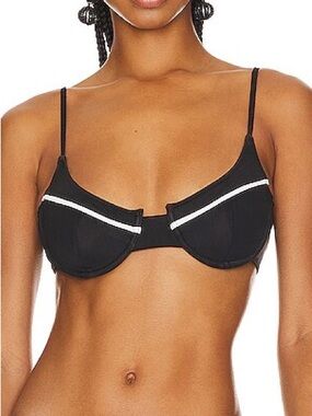 Solid & Striped The Harley Butterluxe Swim Top Size M